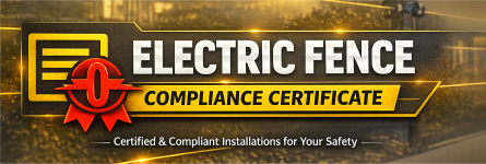 Electric fence perimeter security diagram